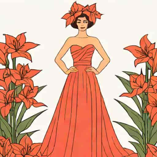 Elliatt Amaryllis Gown