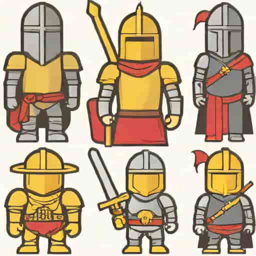 Ellin The Wannabe Knight 6 Dummies