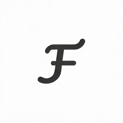 F In Cursive Writing