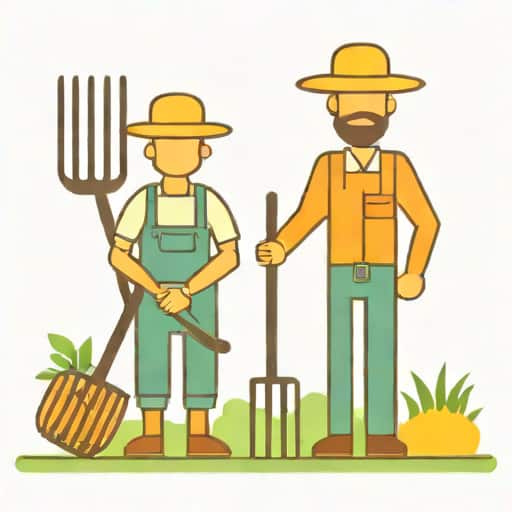 Farmer With Pitchfork
