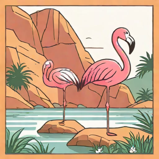 Flamingo Rock Atlantes De Tula