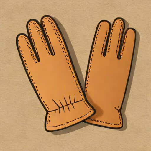Fleece Lined Deerskin Gloves