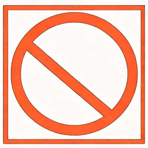 General Prohibition Sign