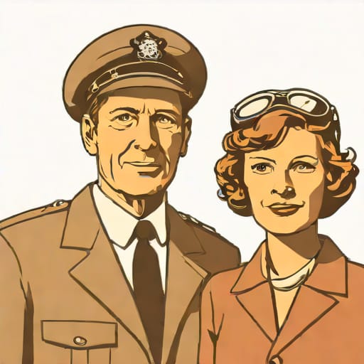 George Putnam And Amelia Earhart