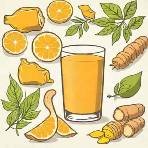 Ginger Turmeric Shot Recipe