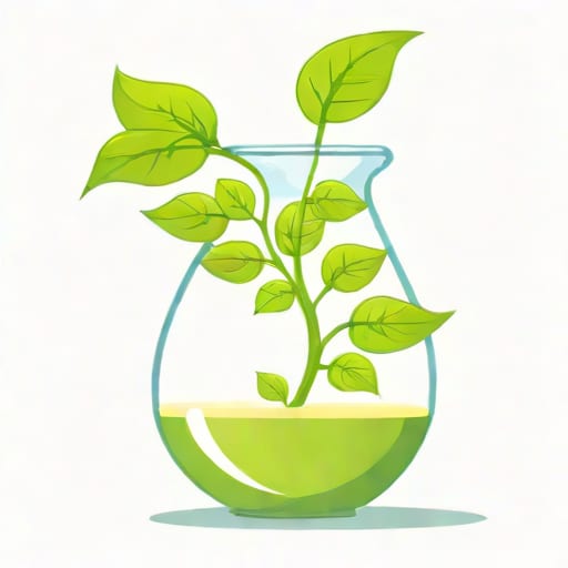 Glass Hydroponic Vase