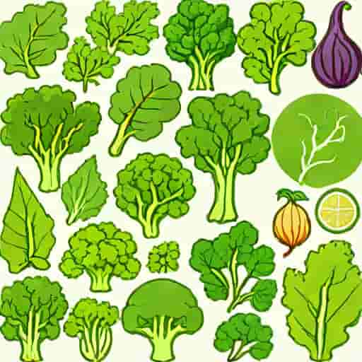 Green Leafy Vegetables Drawing