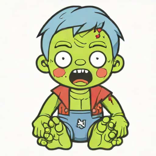 Gutsy Gwen Animated Zombie Baby