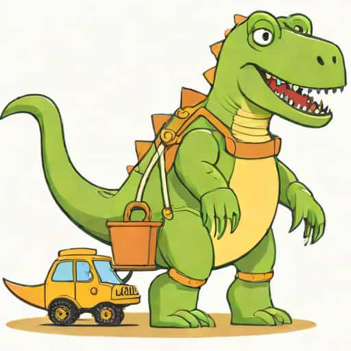Harry And His Bucketful Of Dinosaurs Robot