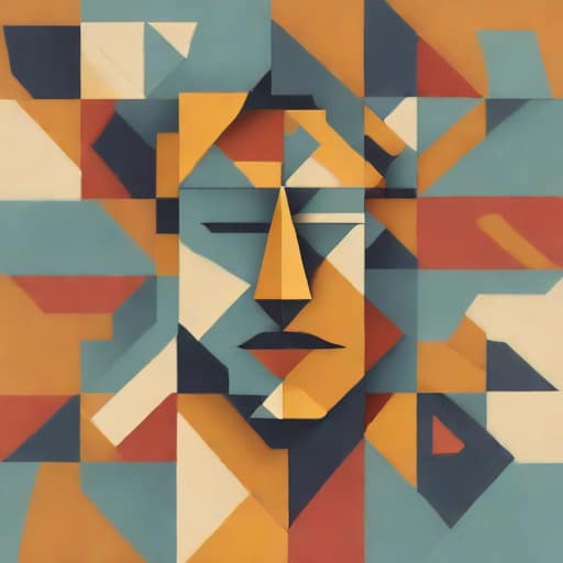 He Painted In Expressionistic Cubistic Style