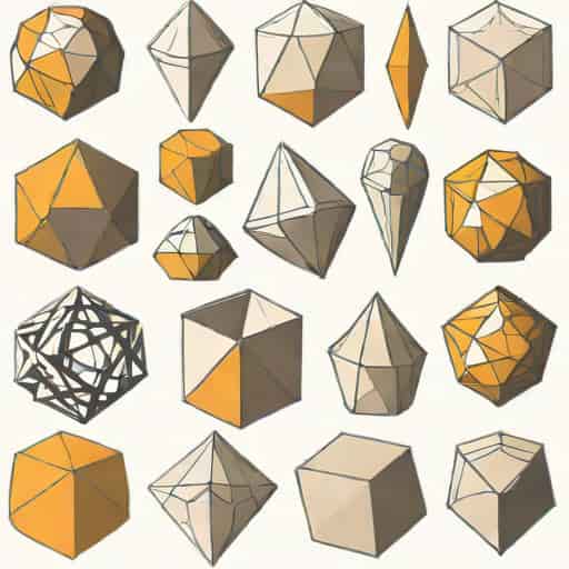 Helical Or Polyhedral Geometric Forms
