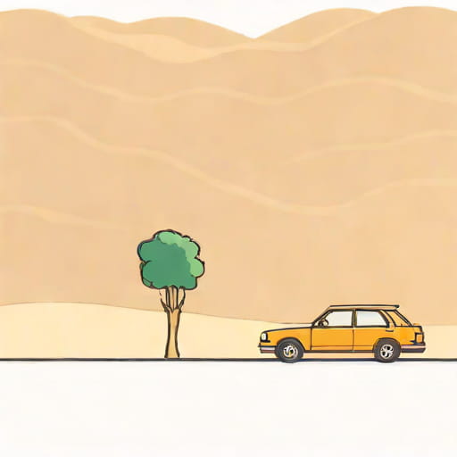 Hidden Car Near Atlantes De Tula