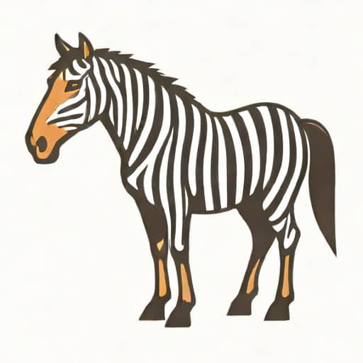 Hybrid Equine Crossed With Striped Mammal