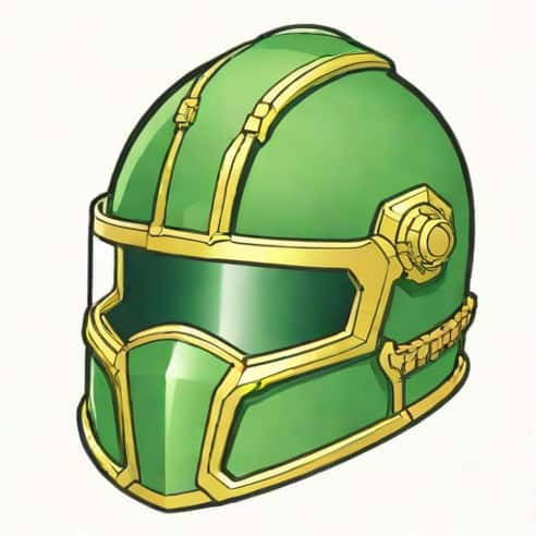 Jade Aureolt Helmet Open