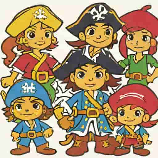 Jake And The Neverland Pirates Huddle Up