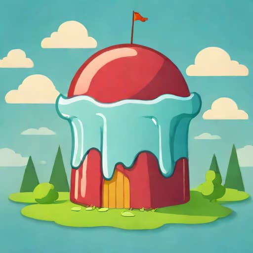 Jello Castle Cloudy With A Chance Of Meatballs