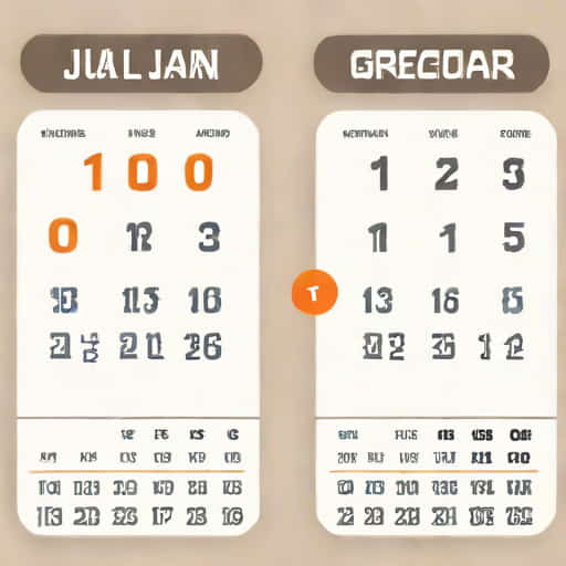 Julian Calendar Vs Gregorian Calendar