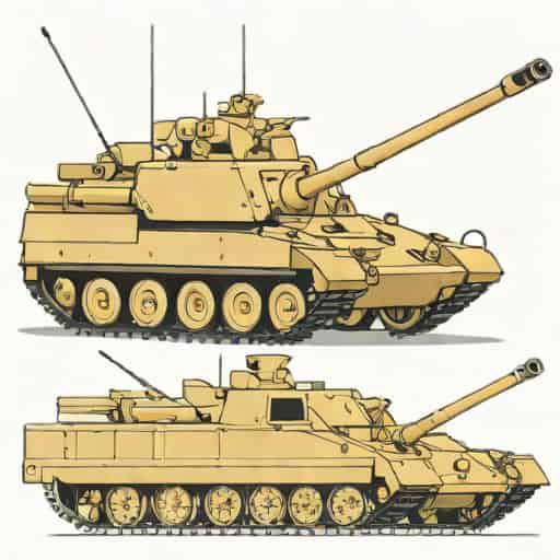 K105a1 Self Propelled Howitzer