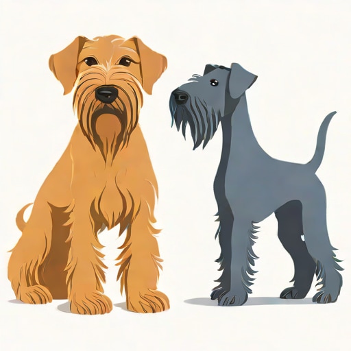 Kerry Blue Terrier Vs Airedale