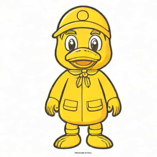 Kid In Duck Costume Quack