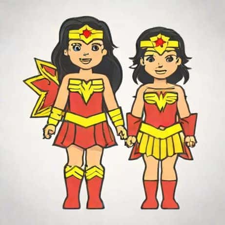 Kids Wonder Woman Costume
