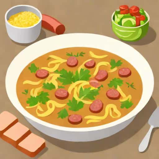 Kielbasa And Cabbage Soup