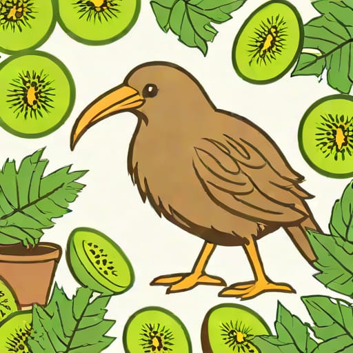 Kiwi The Flightless Bird Animation