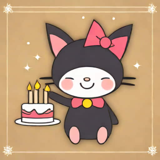 Kuromi Birthday Invitation Editable Free