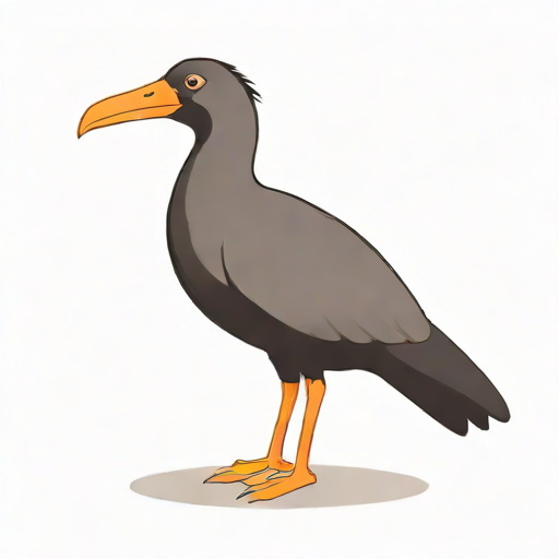 Large Extinct Flightless Bird