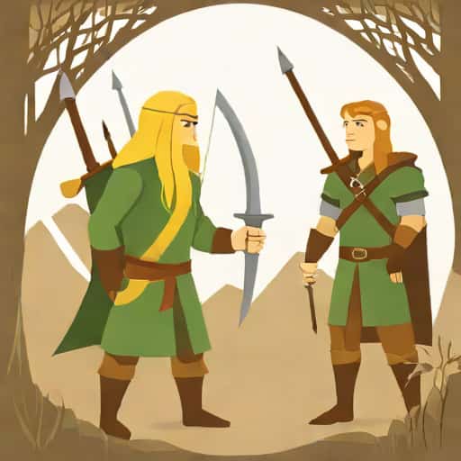 Legolas And Gimli Undying Lands