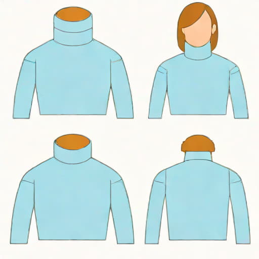 Light Blue Turtleneck