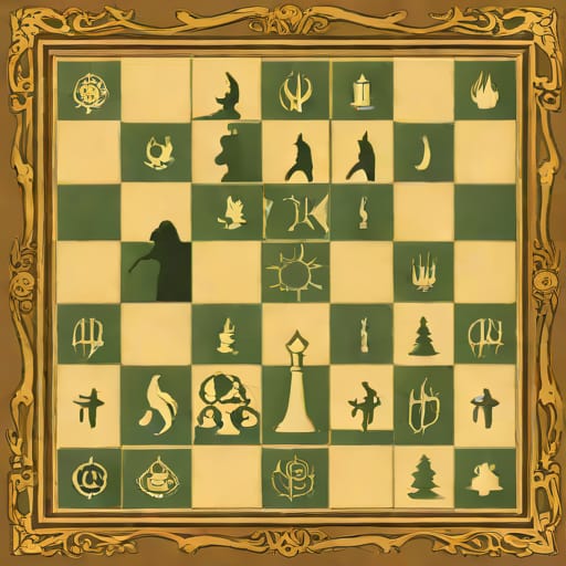 Lord Of The Rings Chessboard