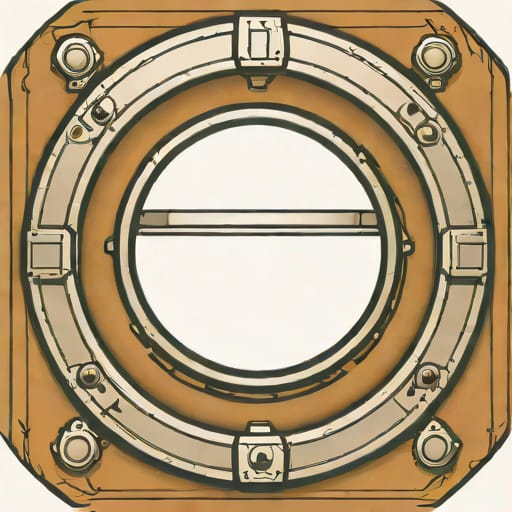 Marine Porthole Medium Flush Mount