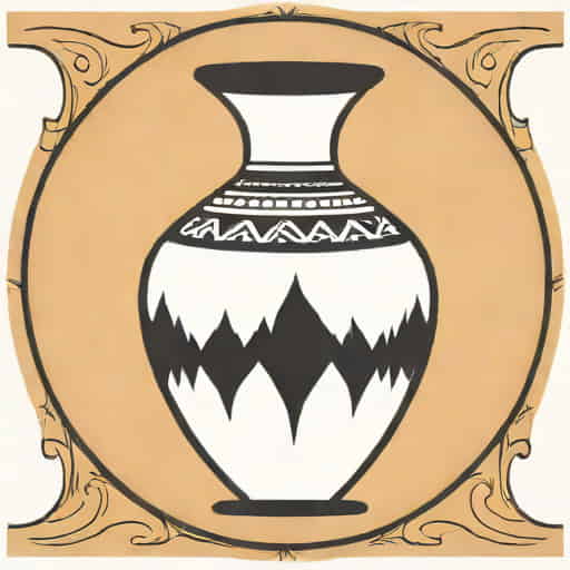Navajo Horsehair Wedding Vase