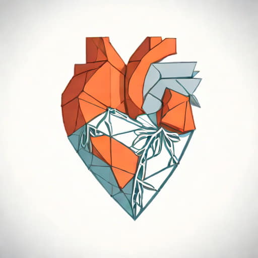 Origami Anatomical Heart