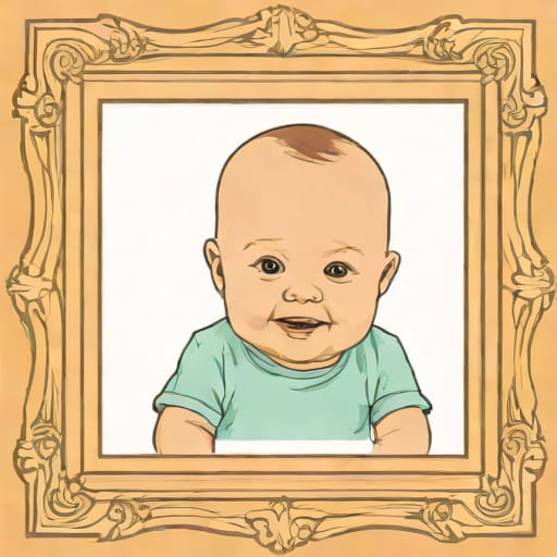 Our First Grandchild Photo Frame
