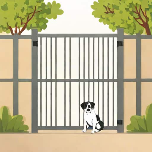 Outdoor Pet Gate Freestanding