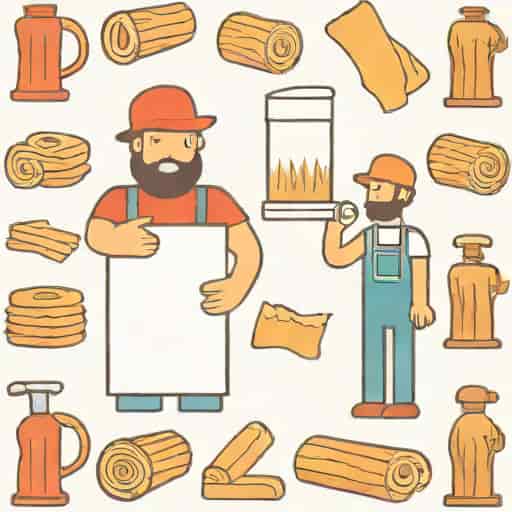 Paper Towels With Lumberjack