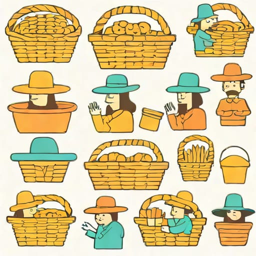 People Who Wove Baskets And Hats