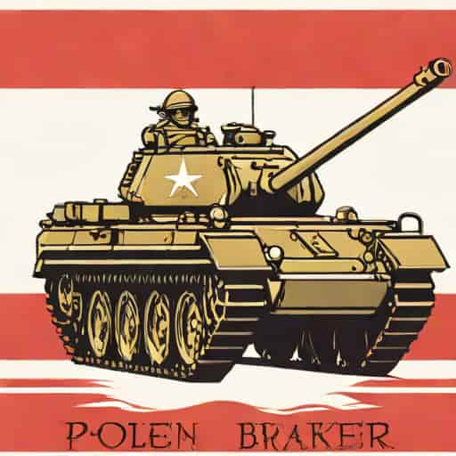 Polen An Der Brahe Deutsche Panzer