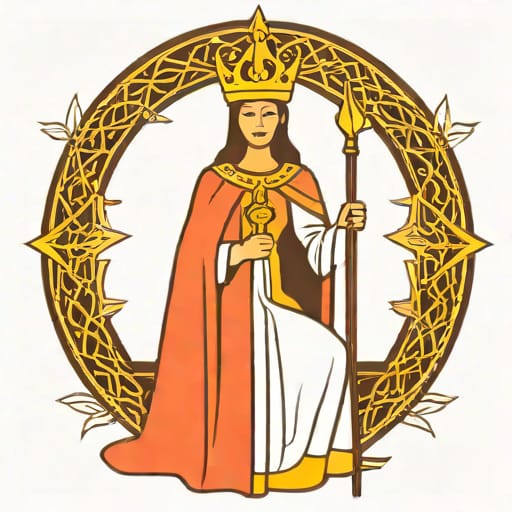 Queen Of Wands And High Priestess