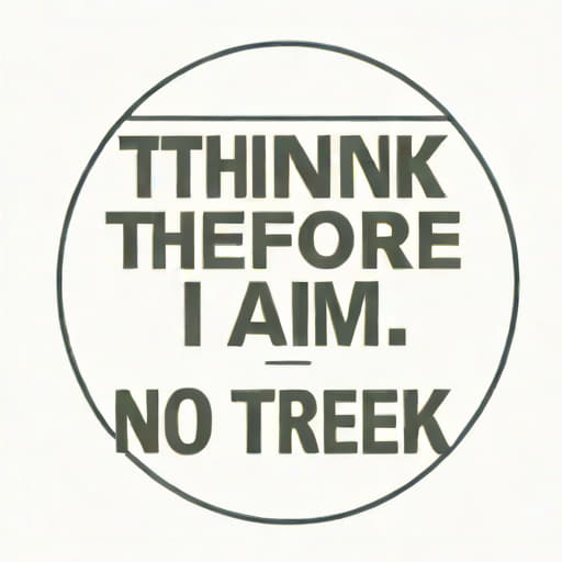 Quote I Think Therefore I Am