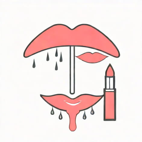 Rain Makeup Lip Moisten