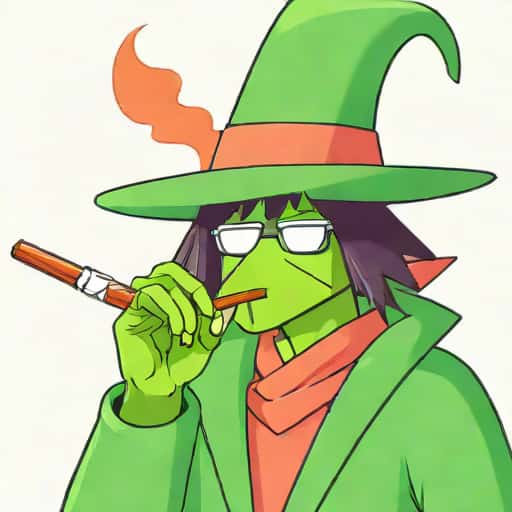 Ralsei Smoking A Blunt