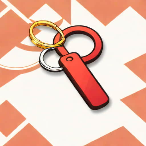 Red Velvet Mini Fanlight Keyring