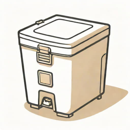 Reliance Hassock Portable Toilet