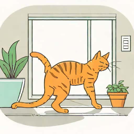 Resident Cat Swatting New Cat