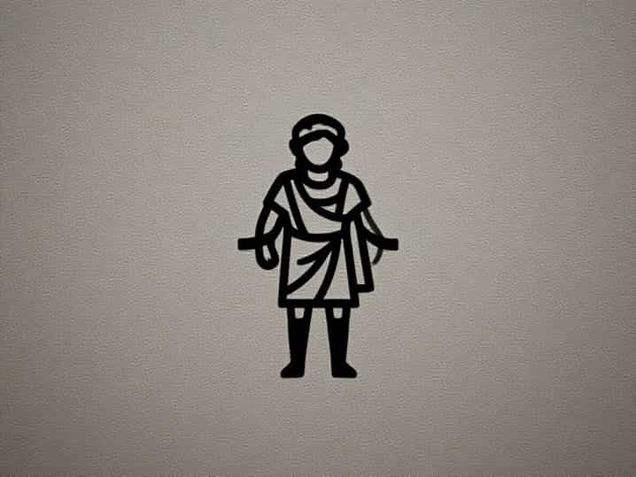Roman Figure Of Lvii
