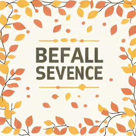 Sentence With The Word Befall