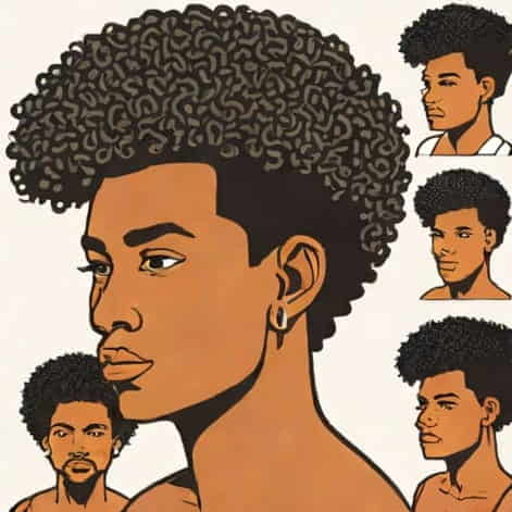 Short Afro Hairstyles Male